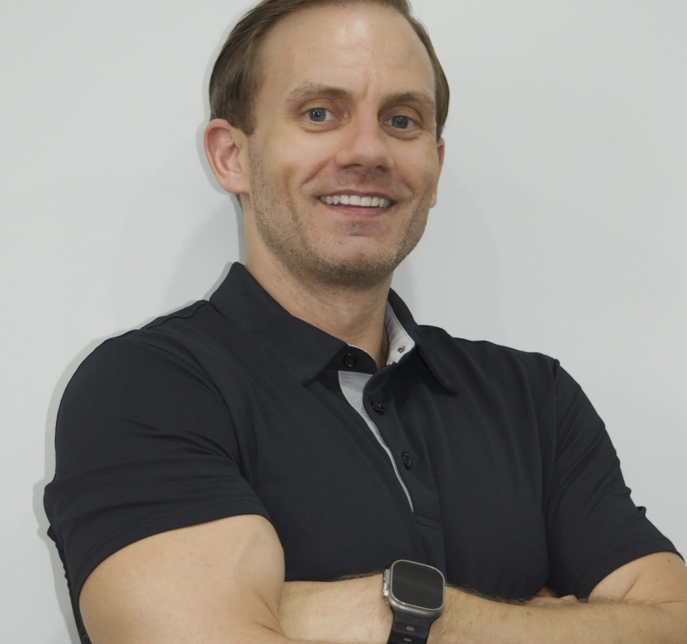 Adam Dunlap in the office